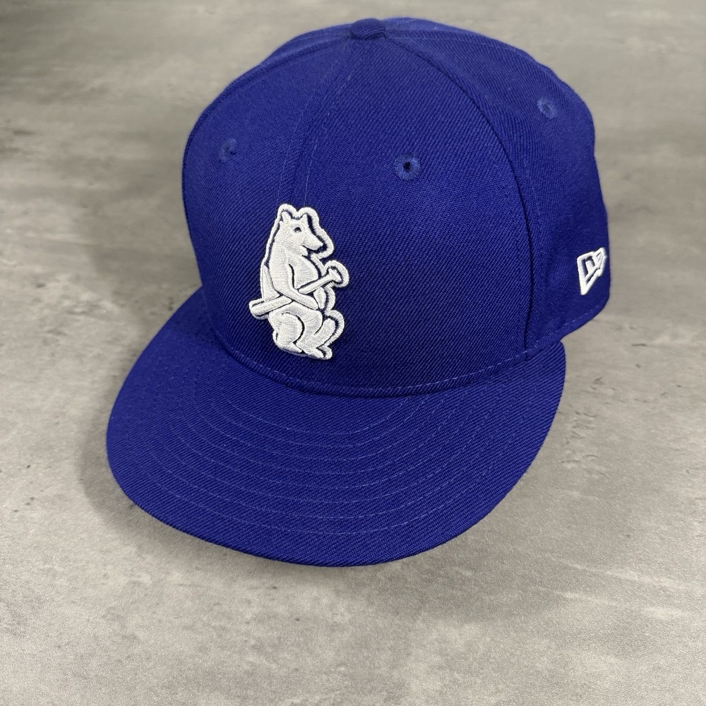 Chicago Cubs Hat New Era Cap 7 5/8 Wool 1911 1914 Mascot Vintage Logo 59Fifty